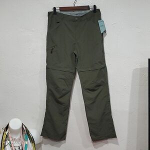 American Outback Hiking Lightweight Convertible Pants/Shorts in Green Size M